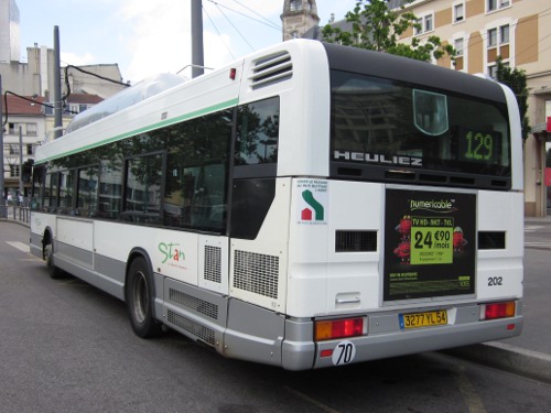 Réseau urbain Heuliez Bus GX217 GNV : 3277 YL 54