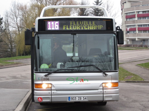Réseau urbain Heuliez Bus GX317 GNV MGDR : 903 ZB 54