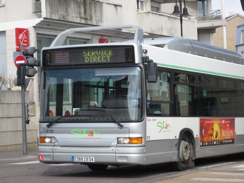 Réseau urbain Heuliez Bus GX317 GNV MGDR : 2388 ZB 54