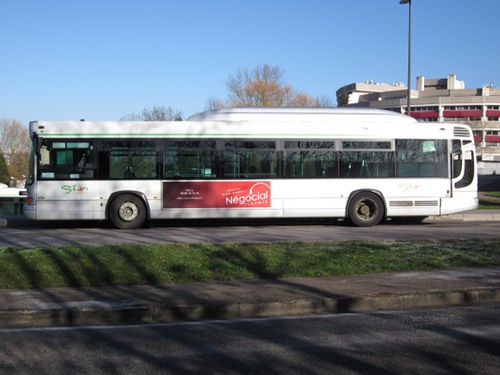 Réseau urbain Heuliez Bus GX317 GNV Cursor : 1069 ZN 54