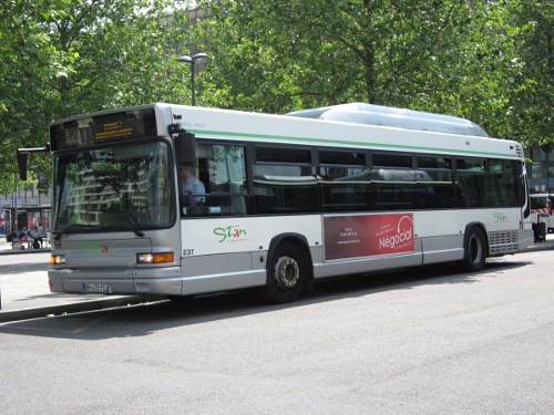 Réseau urbain Heuliez Bus GX317 GNV Cursor : BN-475-FC