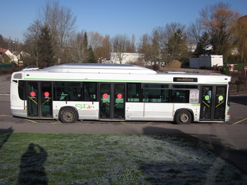 Réseau urbain Heuliez Bus GX317 GNV Cursor : BE-634-TW