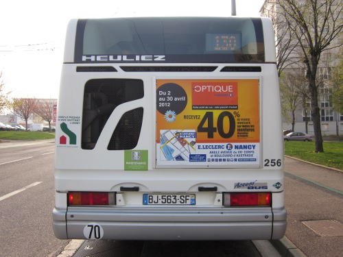 Réseau urbain Heuliez Bus GX317 GNV Cursor : BJ-563-SF