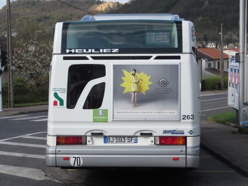 Réseau urbain Heuliez Bus GX317 GNV Cursor : BJ-593-SF