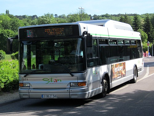 Réseau urbain Heuliez Bus GX317 GNV Cursor : 3196 ZT 54