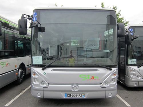 Réseau urbain Irisbus Citelis 12 GNC : CG-559-PZ