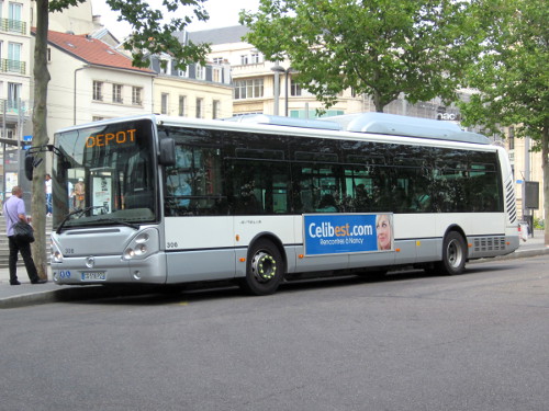 Réseau urbain Irisbus Citelis 12 GNC : CG-516-PZ