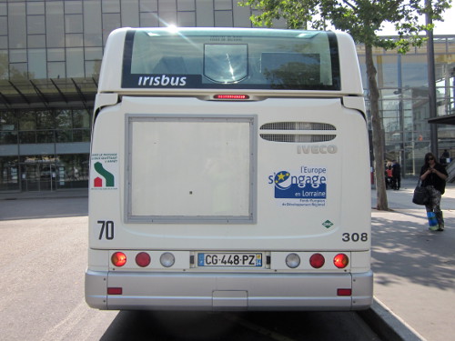 Réseau urbain Irisbus Citelis 12 GNC : CG-448-PZ