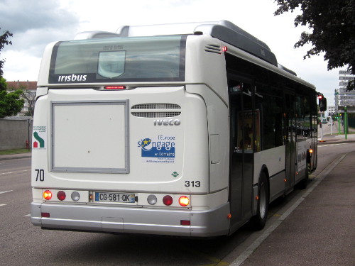 Réseau urbain Irisbus Citelis 12 GNC : CG-581-QK