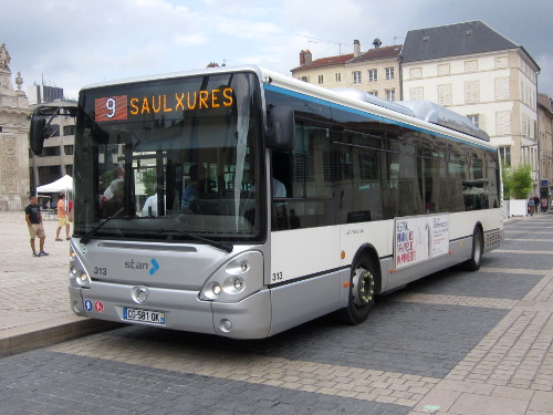Réseau urbain Irisbus Citelis 12 GNC : CG-581-QK