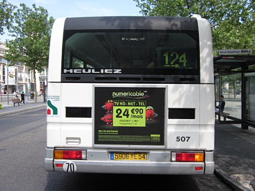 Réseau urbain Heuliez Bus GX417 GNV : 5906 YE 54