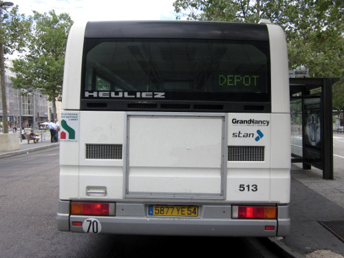 Réseau urbain Heuliez Bus GX417 GNV : 5877 YE 54