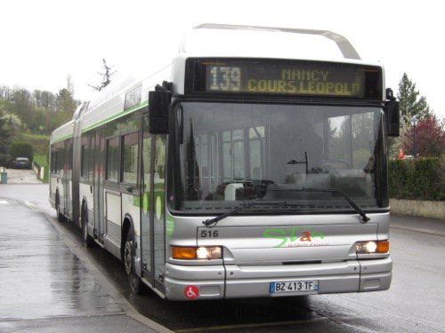 Réseau urbain Heuliez Bus GX417 GNV : BZ-413-TF