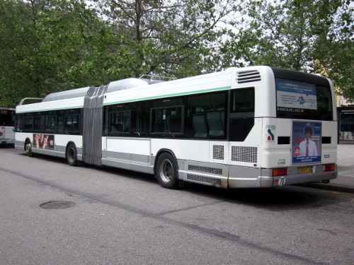Réseau urbain Heuliez Bus GX417 GNV : 1839 YL 54